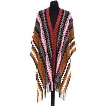 Missoni Women's Multicolor Wool Poncho