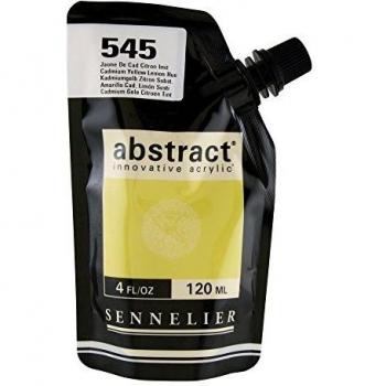 Sennelier : Abstract Acrylic Paint : 120ml : Satin : Cadmium Yellow Lemon Hue