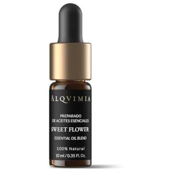 Aceite Esencial Armonizante Sweet Flower 10 ml - Preparado Natural con Lavandín y Lemongrass para Humidificador - Alqvimia