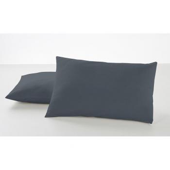 Funda de almohada gris Alexandra House Living 50 x 80 cm (Pack de 2)