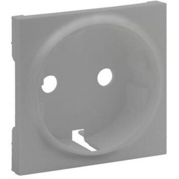 Tapa para enchufe 2P+T aluminio LEGRAND Niloe Step 864320