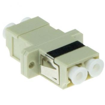 Adaptador de Fibra Óptica LC-Duplex Multimodo Cuadrado OM2
