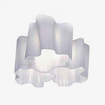 Lámpara de techo Artemide Logico 3 luces 120° 45x45 cm