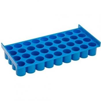 NeoLab – Sistema LaboBox 2-2334, soporte para botellitas de hasta 15 mm, 4 x 9 huecos, color azul