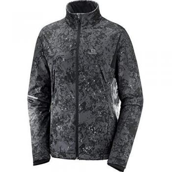 SALOMON Agile Warm Jkt W Chaqueta Deportiva, Poliéster, Mujer, Gris