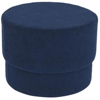 Reposapiés DKD Home Decor Azul Terciopelo 55 x 55 x 40 cm