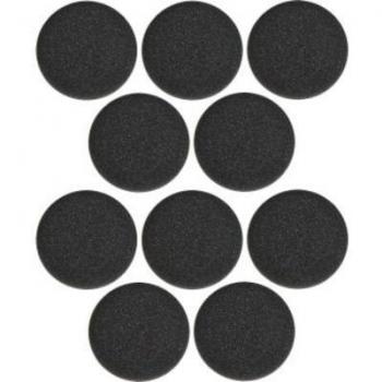 Jabra Evolve Replacement Ear Cushions for Evolve 20/30/40/65, Foam, Black, 10-Pack (14101-45)