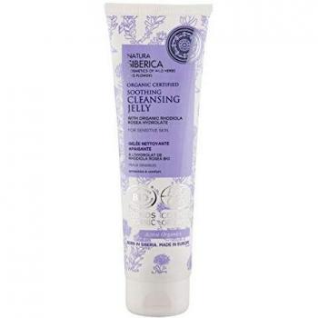 Natura Siberica Jalea limpiadora calmante con certificado orgánico para pieles sensibles, 140 ml