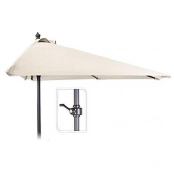 PARASOL BALCON C/MANIVELA 250CM TUBO 32MM CREMA