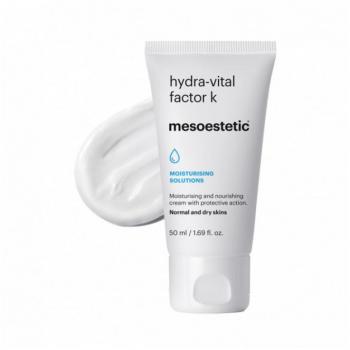 Mesoestetic Hydra-Vital Factor K - Crema Hidratante 50ml, Soluciones Hidratantes, Fórmula ligera, Hidratación profunda, Mejora la elasticidad de la piel, Aporta luminosidad y suavidad