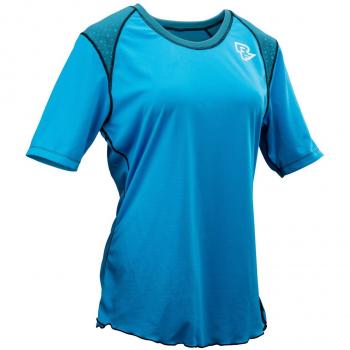 Race Face Jersey MTB De Manga Corta para Mujer Indiana Azul