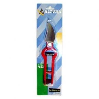 Tijera de poda 0540-20 Altuna, tijera para podar de una mano, diseño ergonómico, hoja de acero inoxidable, mango antideslizante, capacidad de corte hasta 20 mm