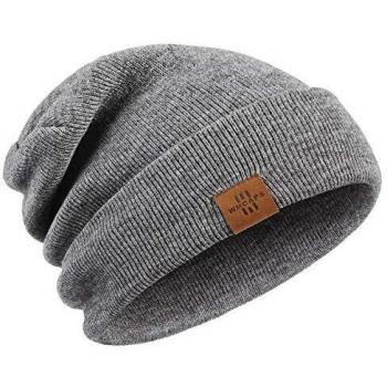 Wmcaps Gorro de Invierno, Hombre Gorros de Punto Unisex Slouch Cráneo Sombreros, Diseño Clásico Moderno y Suave