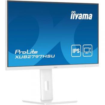 Monitor LED IIYAMA ProLite XUB2797HSU-W2 27 Full HD 1920x1080 IPS 100Hz 1ms con USB-Hub