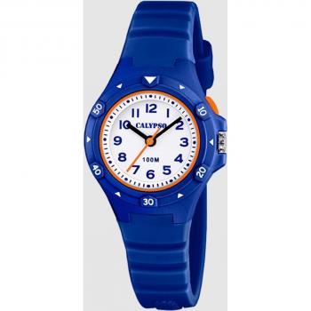 Reloj Infantil Calypso Junior Collection K5846/3 Blanco Unisex de Caucho