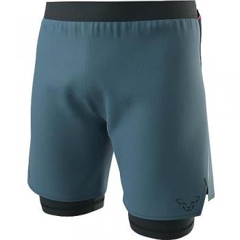 Pantalones Cortos Dynafit Alpine Pro 2 en 1 para Hombre - Talla 2XL - Color Azul Mallard