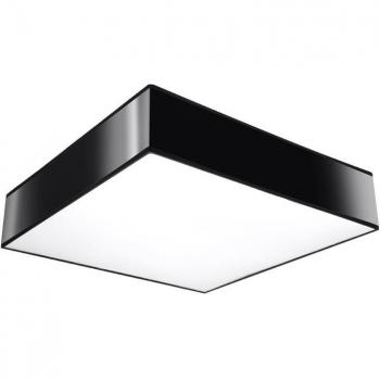 Aplique de Techo Horus 55 Negro E27 Plafón LED 4 Bombillas