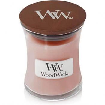 Woodwick Rosewood Scented Candle with Wooden Wick, 85g