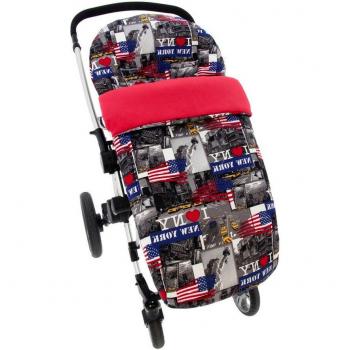 Saco silla o funda de paseo universal Rosy Fuentes - Saco para silla de paseo, diseño universal, material resistente al agua, acolchado interior para mayor comodidad, fácil de colocar y quitar, compatible con diversas marcas de sillas de paseo
