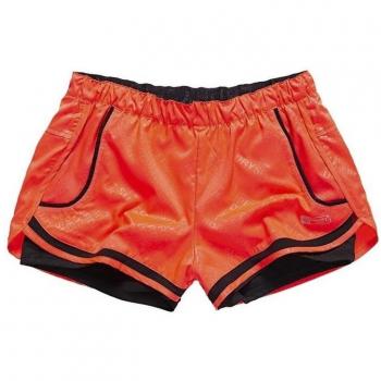 Superdry Women's Sport Mesh Insert Women's Red Shorts In Size S Red