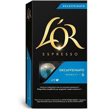 L'Or Espresso Café Cápsulas Decaffeinato - 10 Cápsulas Compatibles Nespresso