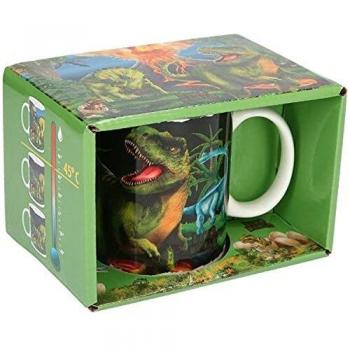 Depesche 11638 Dino World - Taza de porcelana con efecto de cambio de color