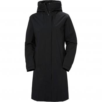 Abrigo impermeable Helly Hansen W Victoria Primavera para mujer, tamaño XS, color negro