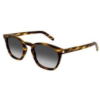 Saint Laurent SL 28 Retro Style Brown Sunglasses, Unisex, Size 49 MM