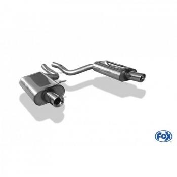 Sistema de Escape Fox para Audi A4 Tipo B6 Quattro, Silenciador Derecho e Izquierdo AU061063-151