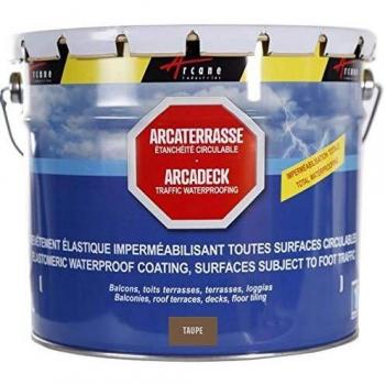 Pintura Impermeabilizante para Terraza y Balcón - ARCATERRASSE - 10 L - Color Taupe - ARCANE INDUSTRIES