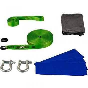 Elephant Slacklines Pocketline - Slackline Kit - 13 m Verde 2019