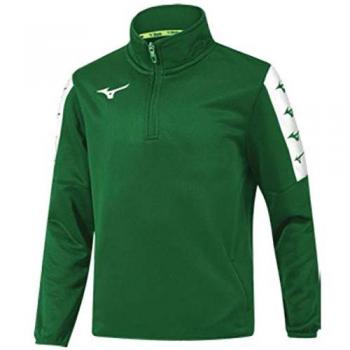 Mizuno Nara TT Half Zip Training Sweatshirt Green Men's S