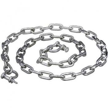 Seachoice 50-44121 Cadena Ancla Galvanizada con Grillete, 6 mm x 1,2M