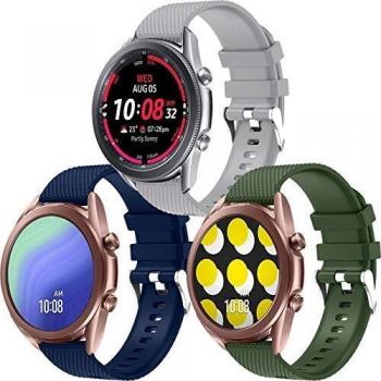20mm Correa Compatible con Galaxy Watch Active/Active2/Galaxy Watch 42mm/Gear S2 Classic, Silicona Replacement Correa para Galaxy Watch Active