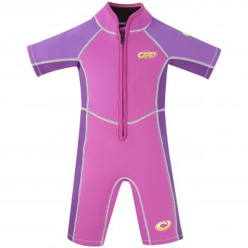 Osprey – Traje de la niña Oyster SPF 50 Plus 3/2 mm de neopreno, niña, color rosa, tamaño 1 año