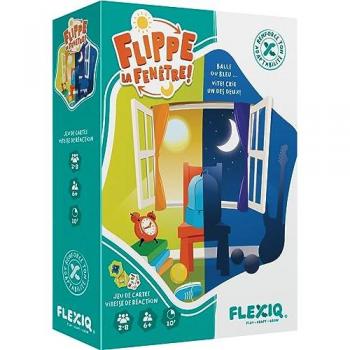 Flippe la Ventana - Juego de Mesa de Velocidad y Observación para 2 a 8 Jugadores, A partir de 6 años