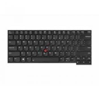 Teclado de repuesto Lenovo 01AX487 para laptop, retroiluminado, diseño US, color negro