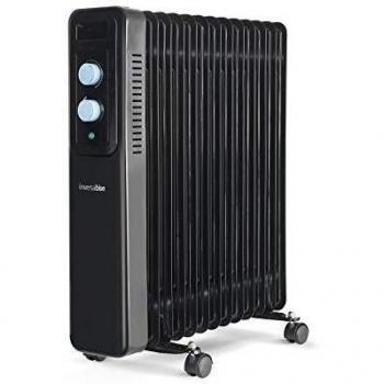 UNIVERSALBLUE - Radiador de Aceite - Potencia 1000W 1500W 2500W - Calefactor portátil - Termostato Ajustable - 13 Elementos calefactores