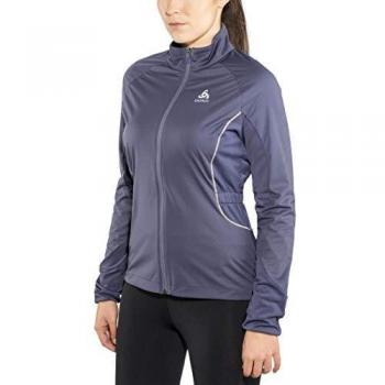 Odlo Zeroweight Chaqueta de Running para Mujer Cortavientos, Reflectante, Odyssey, Color Odyssey Gray, Tamaño Extra-Small