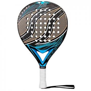 Pala de Pádel Side Spin AW6 6K Jacquard Full Carbon, características: diseño profesional unisex, control y manejabilidad avanzada, superficie texturizada, ideal para jugadores de pádel tanto hombres como mujeres