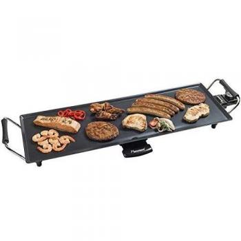 Plancha Eléctrica XL Bestron ABP603, 1800W, Antiadhesiva, 70x23 cm, Parrilla de Mesa para 6 Personas