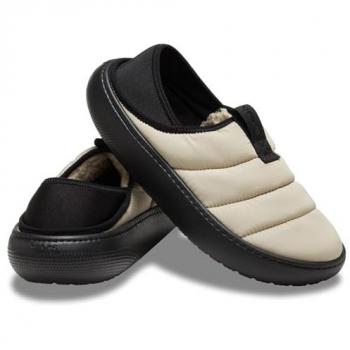Crocs Classic Puff Moc Sandals - Unisex Beige/Brown Size 43-44