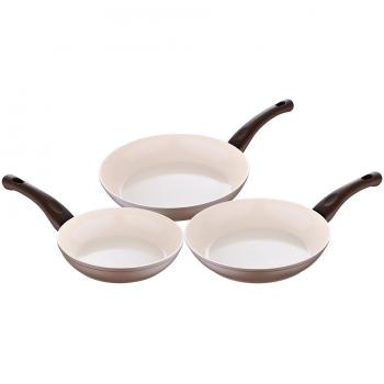 Set de Sartenes San Ignacio Nature de Aluminio Forjado - 3 Piezas