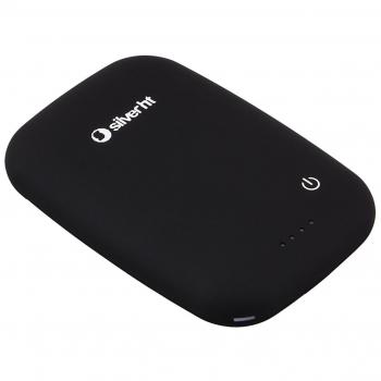 Silver ht - Cargador qi inalámbrico con Power Bank de 4.000mah