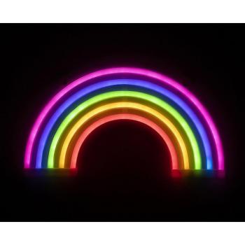 Neón colgante multicolor DAM - diversas formas (Love, Hello, Arcoiris, Corazón, Murciélago, Zapato, Flamenco, Labios, Alien, Bombilla, Dyno, Fantasma)
