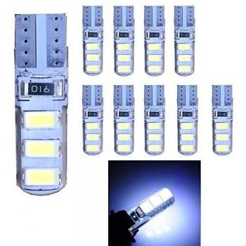 Superb Right 10pcs 194 168 175 2825 W5 W 158 161 T10 LED Auto de la bombilla, utilizar para señal Leuchten, para maletero, iluminación grifo, luz de posición