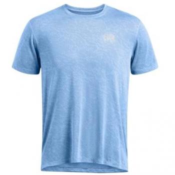 Camiseta de running Under Armour Launch Camo manga corta azul cielo - XL