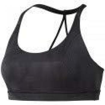Reebok Wor Tri Back-AOP Sujetador Deportivo, Mujer, Negro, XS