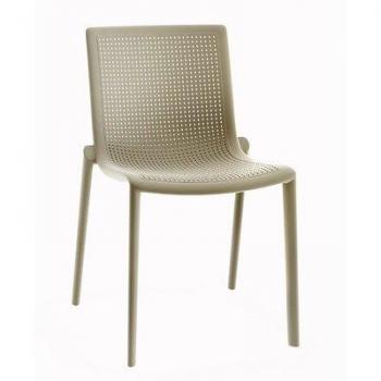 Silla de jardín de resina Beekat beige Resol
