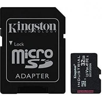 Kingston Technology Industrial 32GB microSDHC UHS-I Class 10 Memory Card